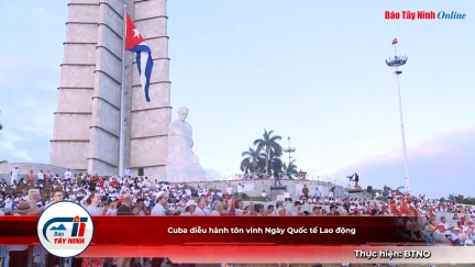 Cuba diễu hành tôn vinh Ngày Quốc tế Lao động