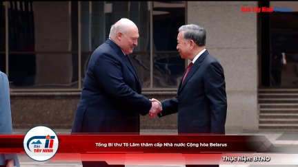 Tổng Bí thư Tô Lâm thăm cấp Nhà nước Cộng hòa Belarus