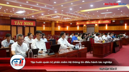 Tập huấn quản trị phần mềm Hệ thông tin điều hành tác nghiệp