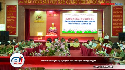 Hội thảo quốc gia Xây dựng văn hóa tiết kiệm, chống lãng phí