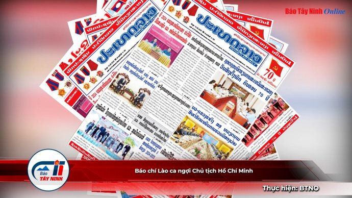Báo chí Lào ca ngợi Chủ tịch Hồ Chí Minh
