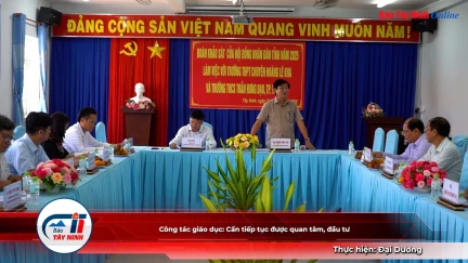 Công tác giáo dục: Cần tiếp tục quan tâm, đầu tư