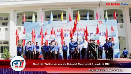 Thanh niên Tây Ninh sẵn sàng cho Chiến dịch Thanh niên tình nguyện hè 2025