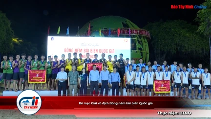 Bế mạc Giải vô địch Bóng ném bãi biển Quốc gia