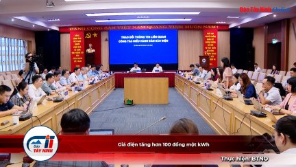 Giá điện tăng hơn 100 đồng một kWh