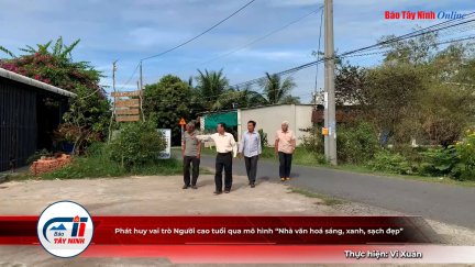 Phát huy vai trò Người cao tuổi qua mô hình “Nhà văn hoá sáng, xanh, sạch đẹp”