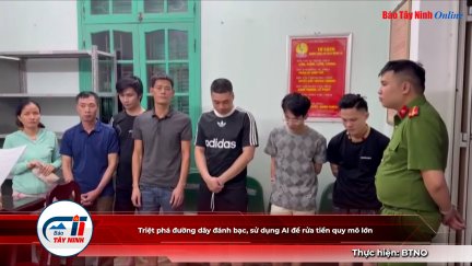 Triệt phá đường dây đánh bạc, sử dụng AI để rửa tiền quy mô lớn