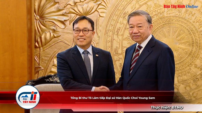 Tổng Bí thư Tô Lâm tiếp Đại sứ Hàn Quốc Choi Young Sam