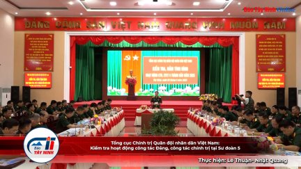 Tổng cục Chính trị Quân đội nhân dân Việt Nam: Kiểm tra hoạt động công tác Đảng, công tác chính trị tại Sư đoàn 5
