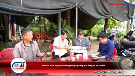 Đo đạc, kiểm kê phục vụ công tác giải phóng mặt bằng dự án cao tốc