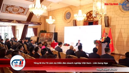 Tổng Bí thư Tô Lâm dự Diễn đàn doanh nghiệp Việt Nam - Liên bang Nga