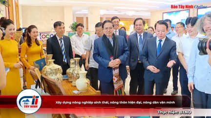 Xây dựng nông nghiệp sinh thái, nông thôn hiện đại, nông dân văn minh
