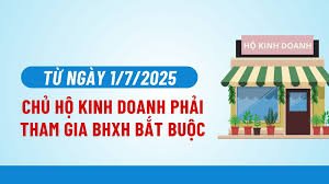 Từ 1/7: Chủ hộ kinh doanh đăng ký chính thức tham gia BHXH bắt buộc