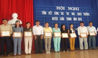 Châu Thành: Công tác thi đua - khen thưởng là động lực cho sự phát triển