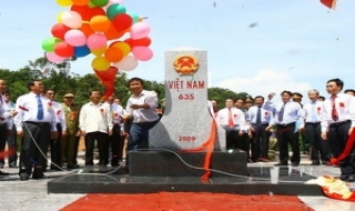 Khánh thành mốc đại 635 tại biên giới Việt-Lào