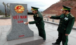 Tôn tạo, tăng dày 43 mốc trên biên giới Việt-Lào