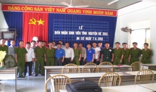 Châu Thành: Đón 24 SV tình nguyện hè