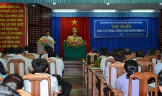 Tây Ninh: Tập huấn công tác phòng, chống tham nhũng