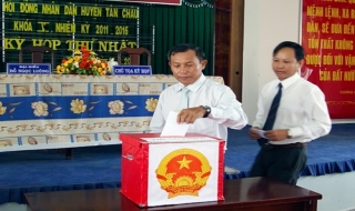 Tân Châu: Tiến hành kỳ họp thứ I HĐND huyện khoá V, nhiệm kỳ 2011 - 2016