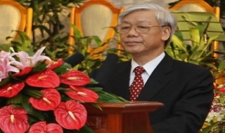 Tổng Bí thư dự kỳ họp thứ nhất khoá VII Quốc hội Lào