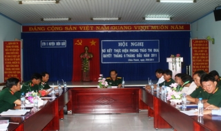 Cụm thi đua LLVT 5 huyện biên giới: Sơ kết thực hiện phong trào thi đua quyết thắng