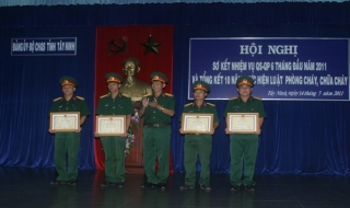 Bộ CHQS tỉnh: Sơ kết công tác QS-QP 6 tháng đầu năm