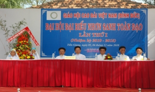 Công nhận tổ chức tôn giáo với Giáo hội Cao Đài Việt Nam (Bình Đức)