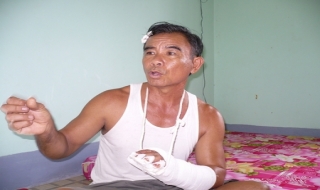 Côn đồ hành hung người dân giữa ban ngày