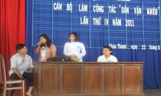 Châu Thành: Tổ chức hội thi dân vận khéo