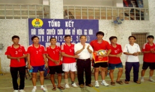 Giải bóng chuyền huyện Châu Thành: THPT Hoàng Văn Thụ đăng quang
