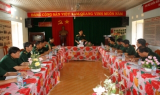 UBKT Quân uỷ Trung ương: Kiểm tra công tác thực tế tại ĐBP Chàng Riệc