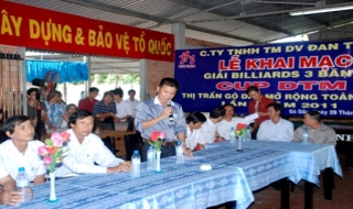 Gò Dầu: Tổ chức giải Billiards 3 băng Thị trấn Gò Dầu mở rộng toàn quốc – Cúp DTM