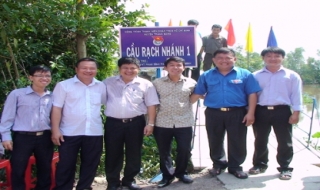 Trảng Bàng: Khánh thành cầu thanh niên ấp Phước Hội