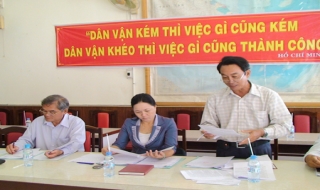 Kiểm tra công tác tổ chức thực hiện quy chế dân chủ cơ sở ở Trảng Bàng