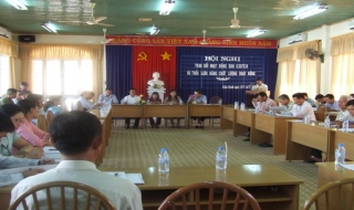Châu Thành: Tổ chức Hội nghị nâng cao chất hoạt động giám sát đầu tư cộng đồng