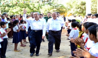Chủ tịch Uỷ ban Trung ương MTTQ Việt Nam Huỳnh Đảm: Dự ngày hội ĐĐK toàn dân tộc ở Châu Thành