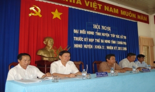 Tổ đại biểu HĐND tỉnh đơn vị số 5: Tiếp xúc cử tri Thị trấn Trảng Bàng