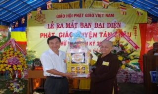 Tân Châu: Ra mắt Ban đại diện Phật giáo