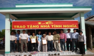 Châu Thành: Tặng nhà tình nghĩa cho gia đình chính sách
