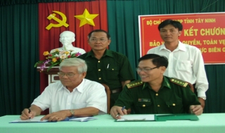 BĐBP Tây Ninh: Ký kết chương trình phối hợp với Hội Người cao tuổi