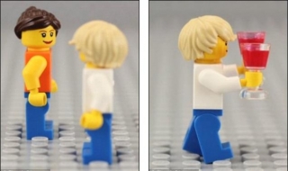 Màn cầu hôn lãng mạn bằng Lego
