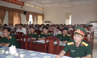 Phấn đấu xây dựng các Ban CHQS xã, phường vững mạnh toàn diện