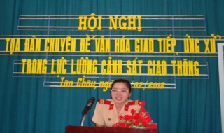 Công an Tân Châu: Tọa đàm “Văn hoá giao tiếp, ứng xử” trong CSGT