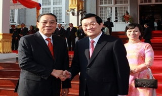 Chủ tịch nước kết thúc tốt đẹp chuyến thăm CHDCND Lào
