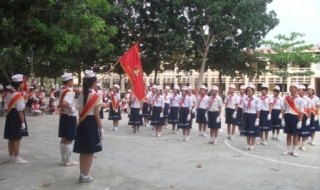 Huyện Dương Minh Châu tổ chức thi Nghi thức Đội
