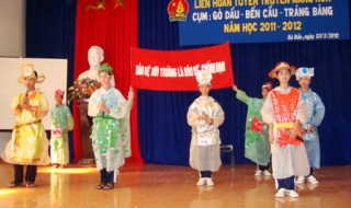 Liên hoan “Đội tuyên truyền măng non” cụm Gò Dầu - Bến Cầu - Trảng Bàng