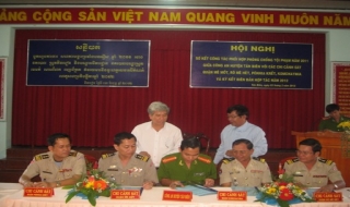 Công an huyện Tân Biên - các Chi cảnh sát Campuchia giáp biên giới: Hợp tác đấu tranh phòng, chống tội phạm