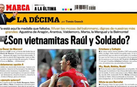 Bóng đá Việt Nam lần thứ 3 lên báo chí Tây Ban Nha: Nên vui hay buồn?