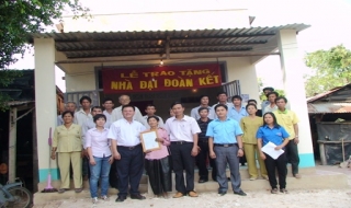 Châu Thành, Trảng Bàng: Tặng nhà ĐĐK cho hộ nghèo