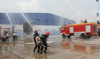 Diễn tập PCCC tại Công ty CP Thành Công